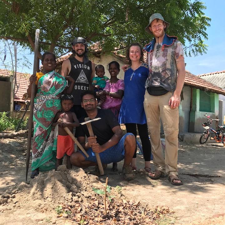 Asia: Plant food bearing trees in Tamil Nadu, India