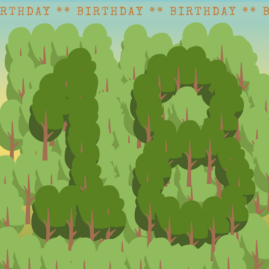 Forest Debut - 18 trees for 18th birthday