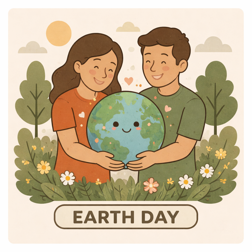 Earth day planting