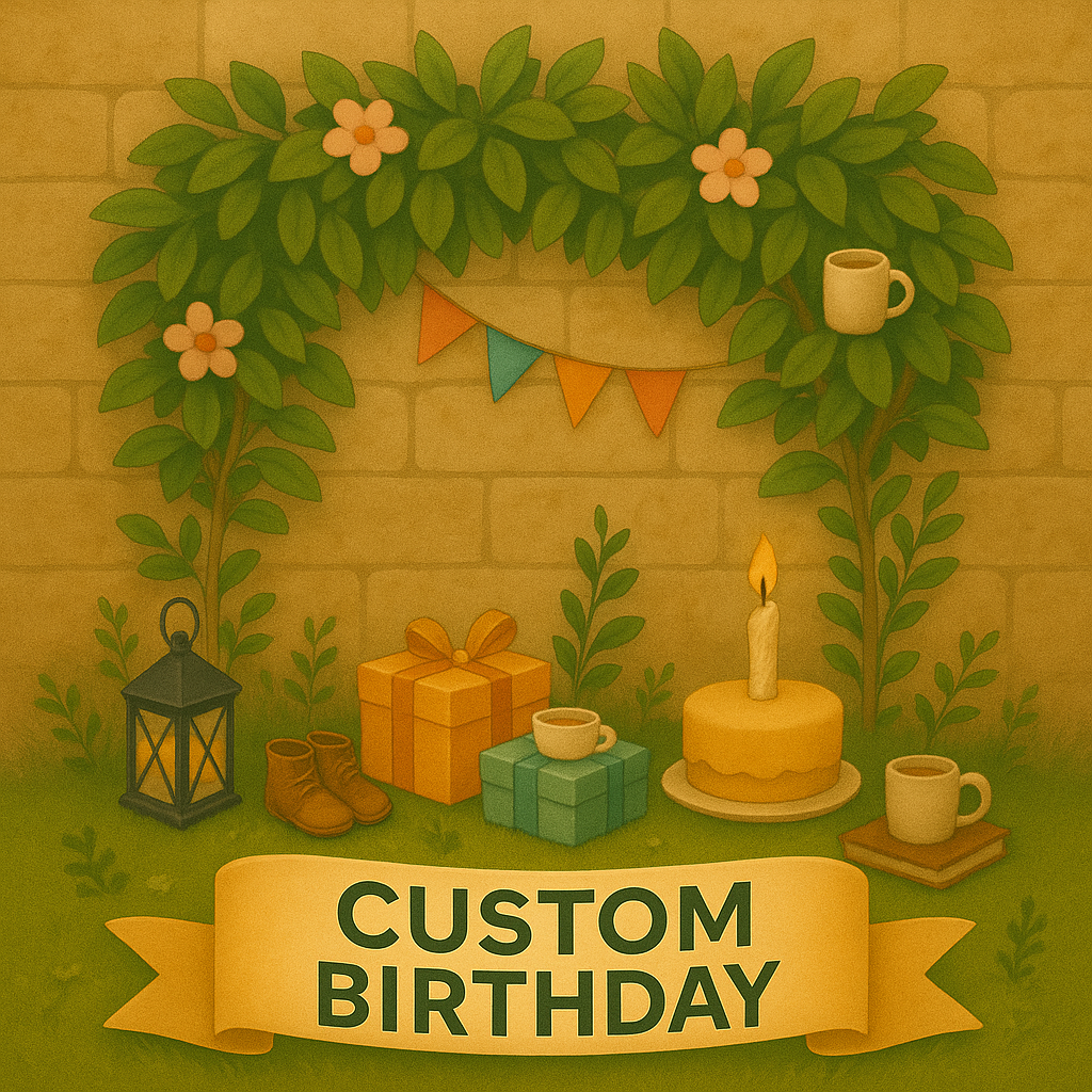 Custom birthday gift - Plant any number of trees