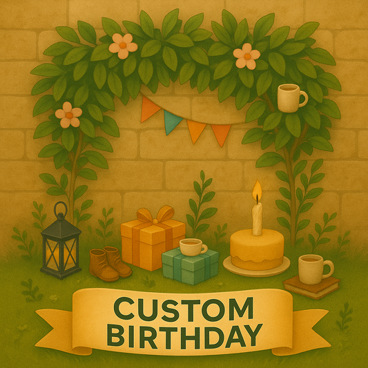 Custom birthday gift - Plant any number of trees