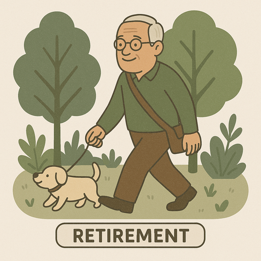 Plant trees for a retiree
